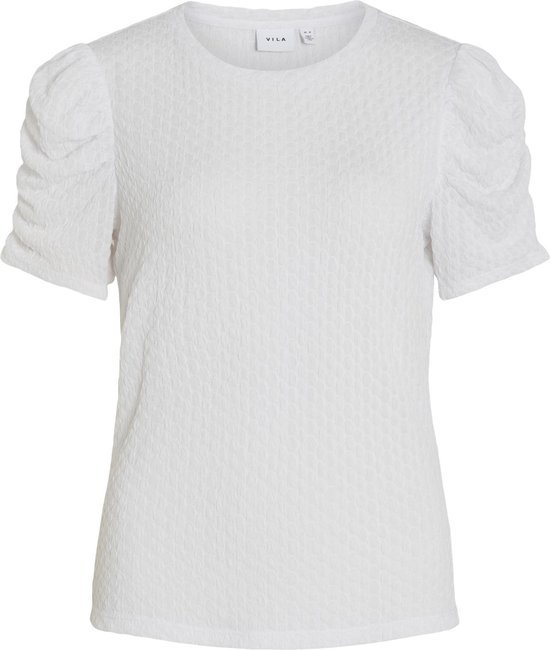 VILA VIANINE S/S PUFF SLEEVE TOP - NOOS Dames T-shirt