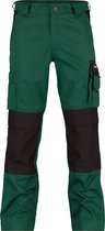 Pantalon de travail Dassy Professional Workwear avec poches genoux - Boston Bottle Green / Black - Taille 60