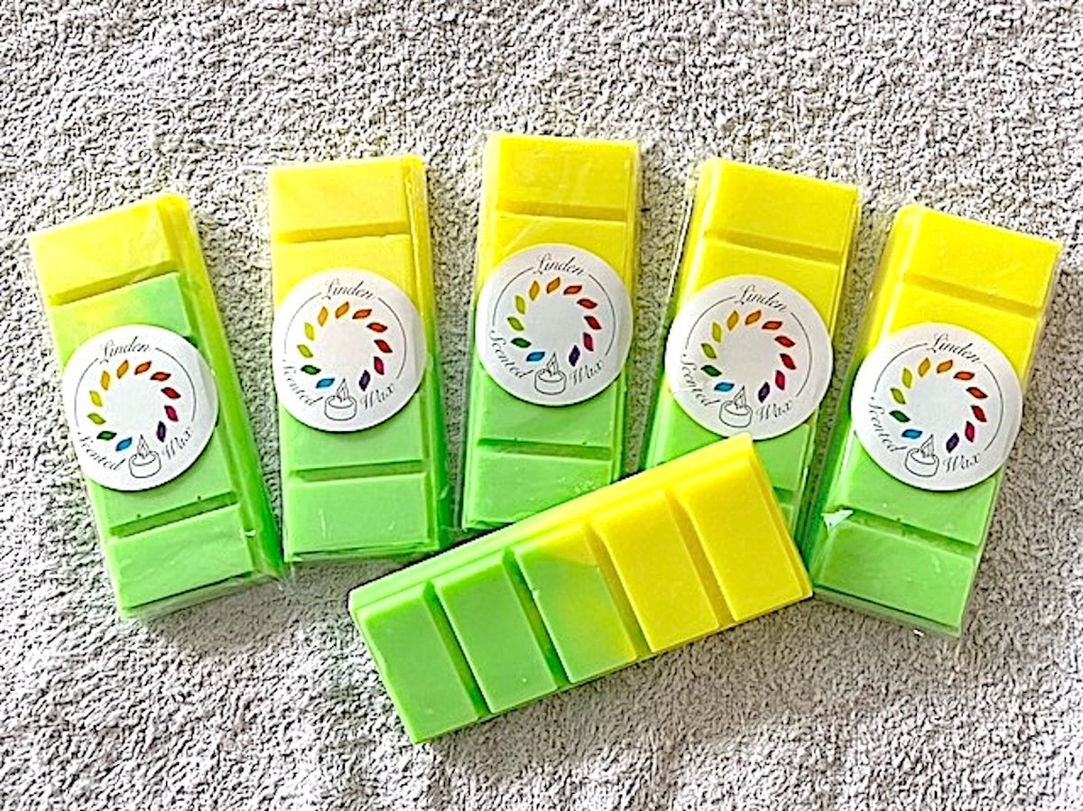 Linden - Snapbar waxmelts wax melt geur TROPICANA - handgemaakt - 100% sojawax - aromatic - voor geurbrander - huisparfum -