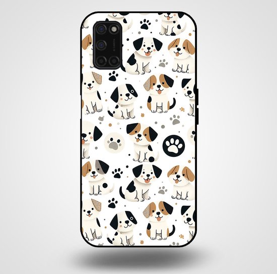 Smartphonica Coque de téléphone pour OPPO A52 avec imprimé chien - Coque arrière en TPU motif chien / Coque arrière adaptée pour Oppo A52