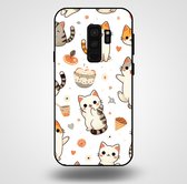 Smartphonica Telefoonhoesje voor Samsung Galaxy S9 Plus met katten opdruk - TPU backcover case katten design / Back Cover geschikt voor Samsung Galaxy S9 Plus