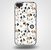 Smartphonica Telefoonhoesje voor iPhone 7/8 met honden opdruk - TPU backcover case honden design / Back Cover geschikt voor Apple iPhone 7;Apple iPhone 8