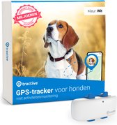Tractive GPS DOG-tracker - halsband hond met Gezondheidswaarschuwingen - Wit