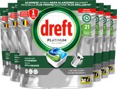 Dreft Platinum All In One - Vaatwastabletten - Original - Voordeelverpakking 6 x 21 Capsules