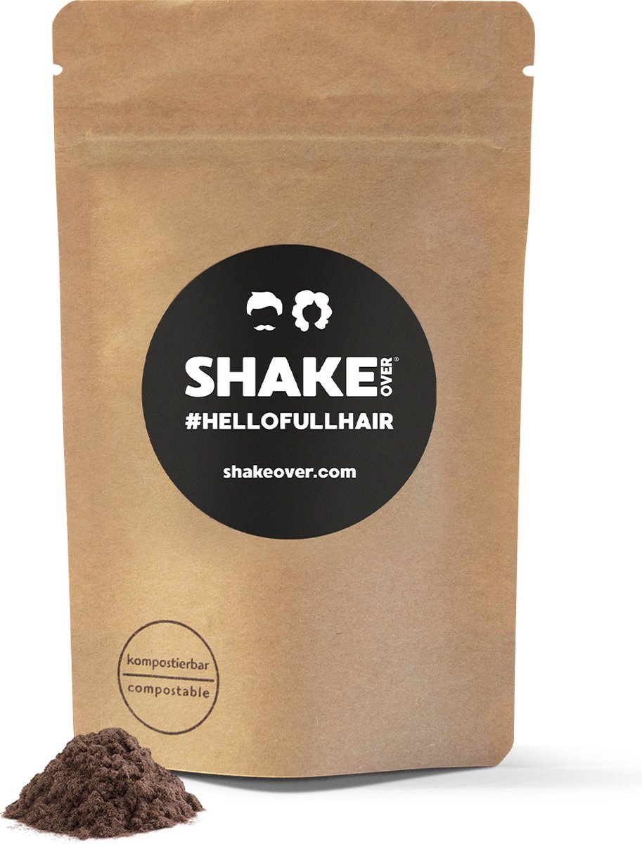 SHAKE OVER ZINC-EgNRICHED REFILL HAIR FIBERS LIGHT BROWN 30g