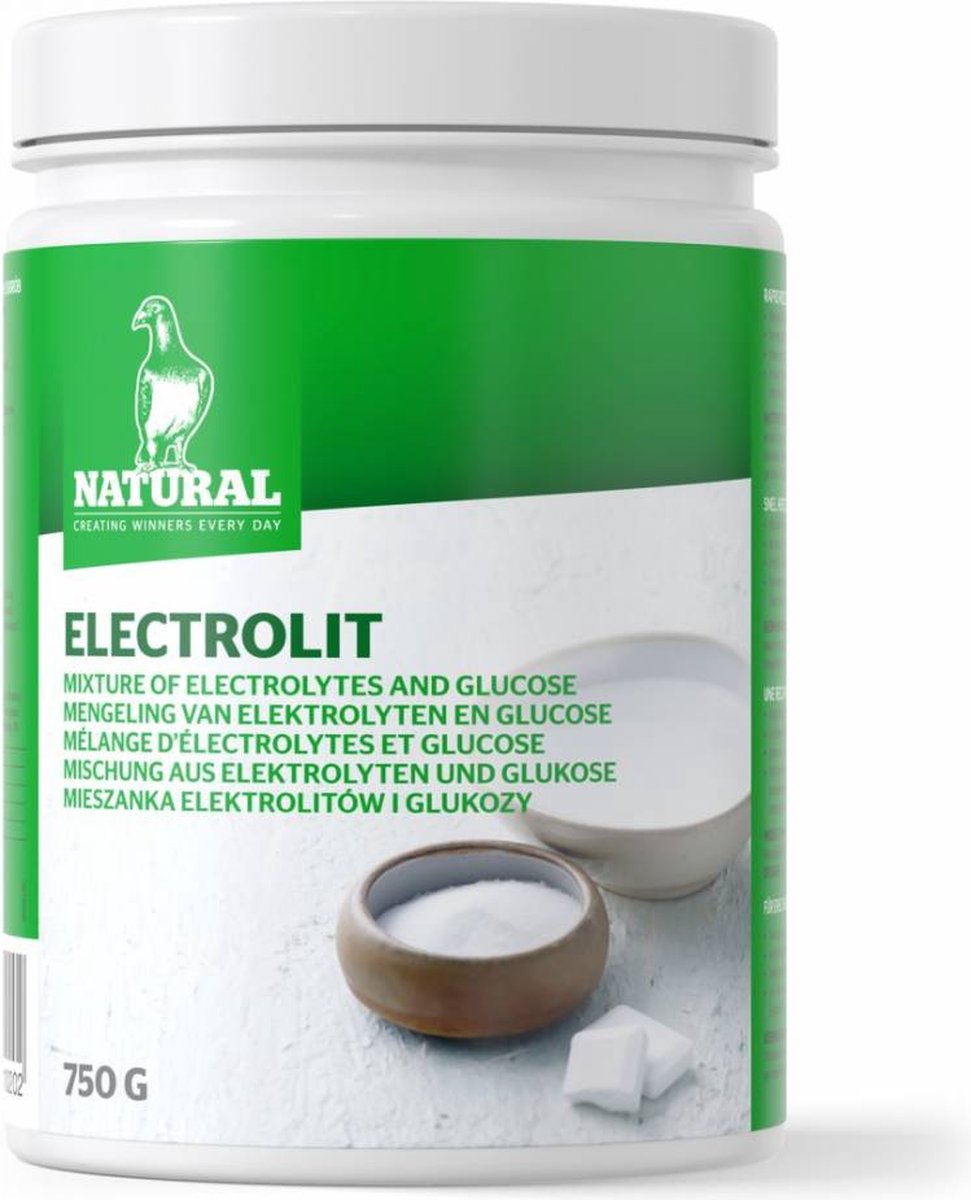 Natural Electrolit 750g - voor postduiven