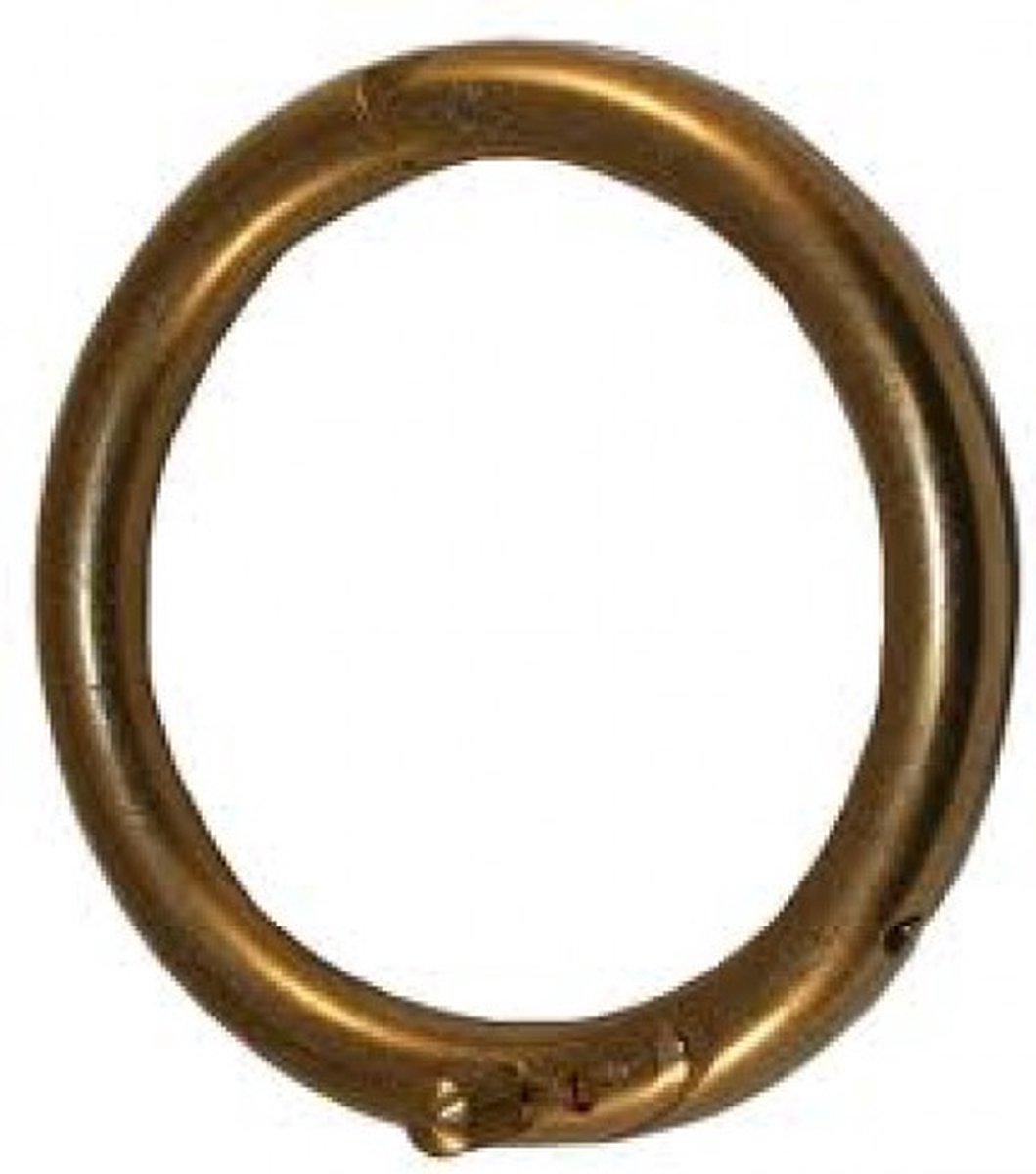Stierring koper 2 stuks