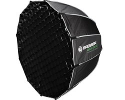 Bresser Softbox - Quick Lock Parabolische Softbox - Diameter 90cm - Incl. Honeycomb Grid en Bowens Mount