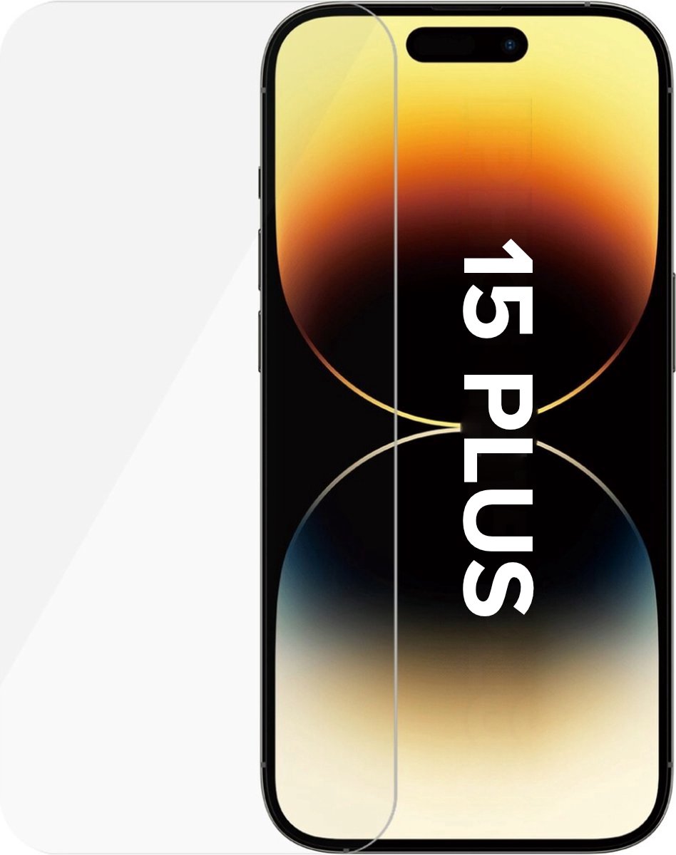 Tempered Glass - Geschikt voor iPhone 15 Plus - Screenprotector - Extra Sterk