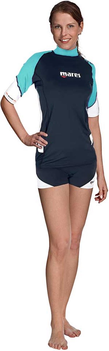 Mares Rash Guard Loose Fit She Dives Dames Uv-werend T-shirt Met Lange Mouwen Zwart XL