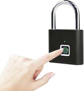 Smart Lock - Vingerafdruk - Hangslot - Elektronisch Deurslot - Zinklegering Intelligente Veiligheid