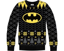 DC Comics - Batman Logo zwart en geel Kerstmis sweater M Image