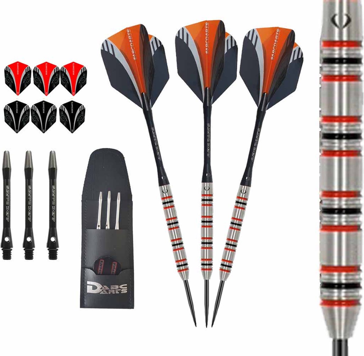 ABC Darts - Professionele Dartpijlen 90% - Ambers 207 - 27 gram