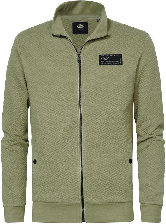 Petrol Industries Gilet Homme Pull Collar Zip M 1040 Swc316 6158 Sage Green Homme Taille - L