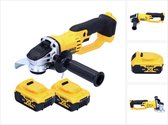 DeWalt DCG 412 N accu haakse slijper 18 V 125 mm + 2x accu 5.0 Ah - zonder lader