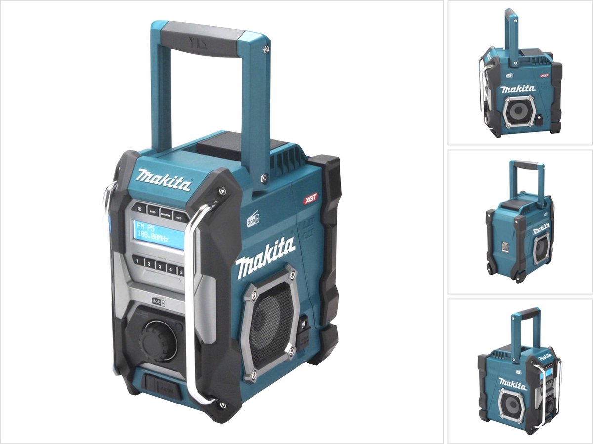 Makita MR003GZ Bouwradio FM DAB/DAB+ 40V max excl. accu's en lader