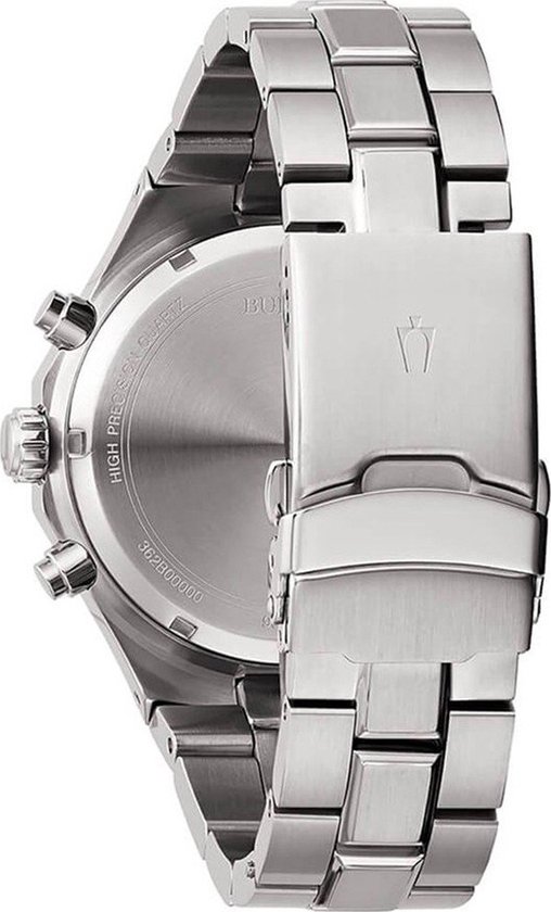 Bulova Precisionist 96B410 Horloge - Staal - Zilverkleurig - Ø 44 mm