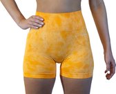 Fittasstic Sportswear Tie Dye Shorts Orange - Beige - S