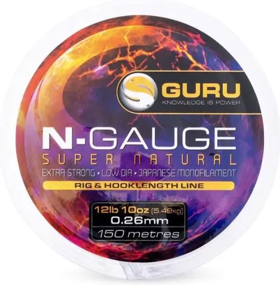 Guru N-Gauge Super Natural Rig & Hooklength Line 150m - Maat : 0.20mm van Guru — afbeelding 2