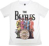 The Beatles - Sgt Pepper Dames T-shirt - L - Wit