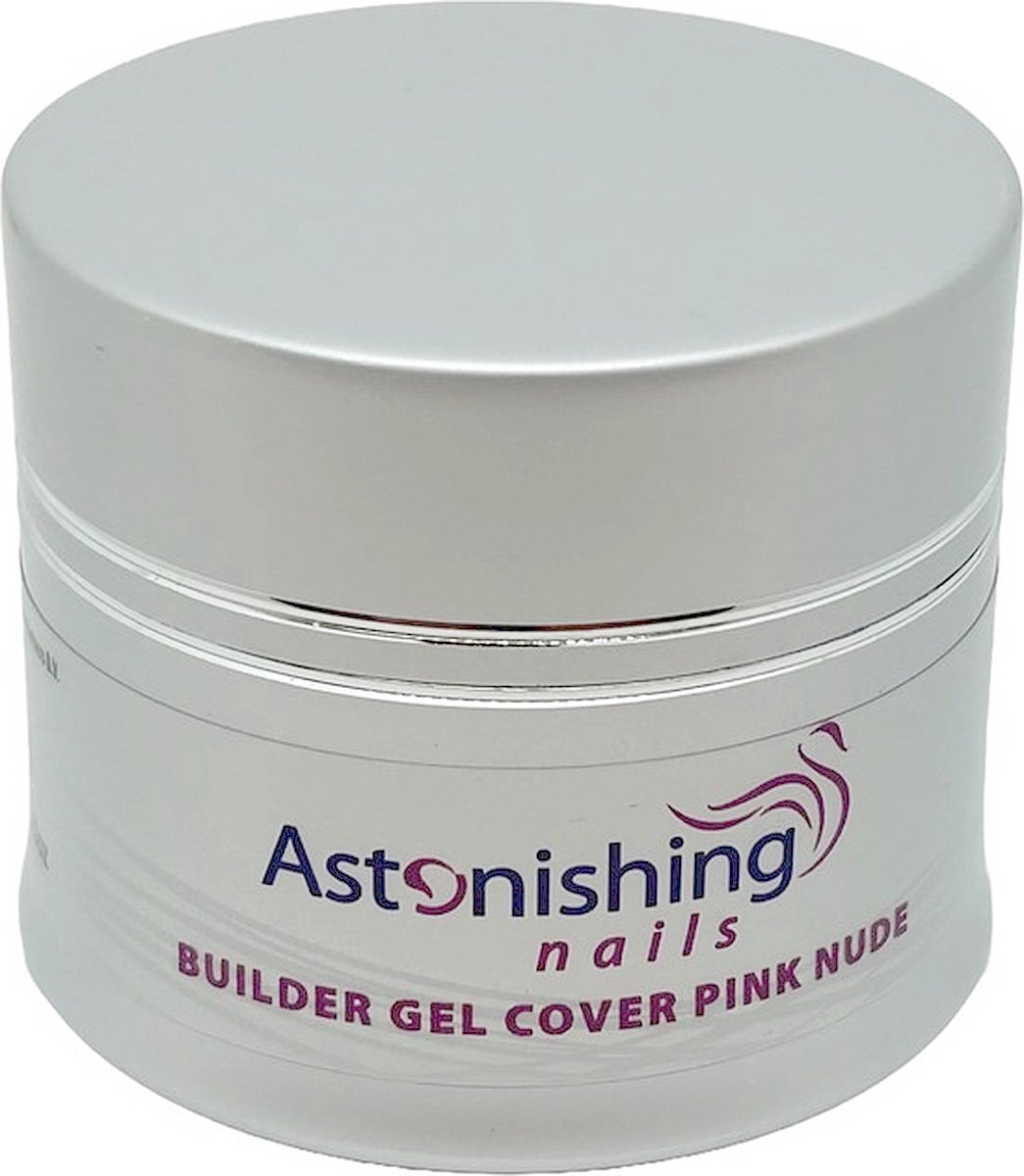 Goedkoopste Astonishing Nails - Cover Pink Nude - 45 gram - Nagel Builder Gel - Nagels - Nagelgel - Gelnagels - Gellac - Gellak - UV/Led Gel - Nagellak - Gel Nails - Gelnagel producten - Gel Nagellak - Gel Nagel - Gelnagels voor Thuis - Nagel verlenging
