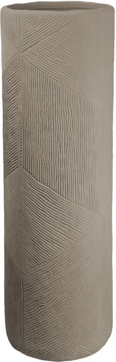 Leeff Vaas VICTOR - Large - Taupe - Ø 9.7 cm x 29,5 cm