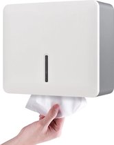 Ayah's Tissue Box - Dispenser - Papieren Handdoek Dispenser - Multifold Handdoek - Tissue Houder - Wit