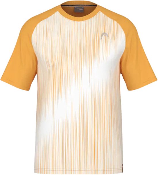 Head T-shirt Performance Oranje Padel Maat M