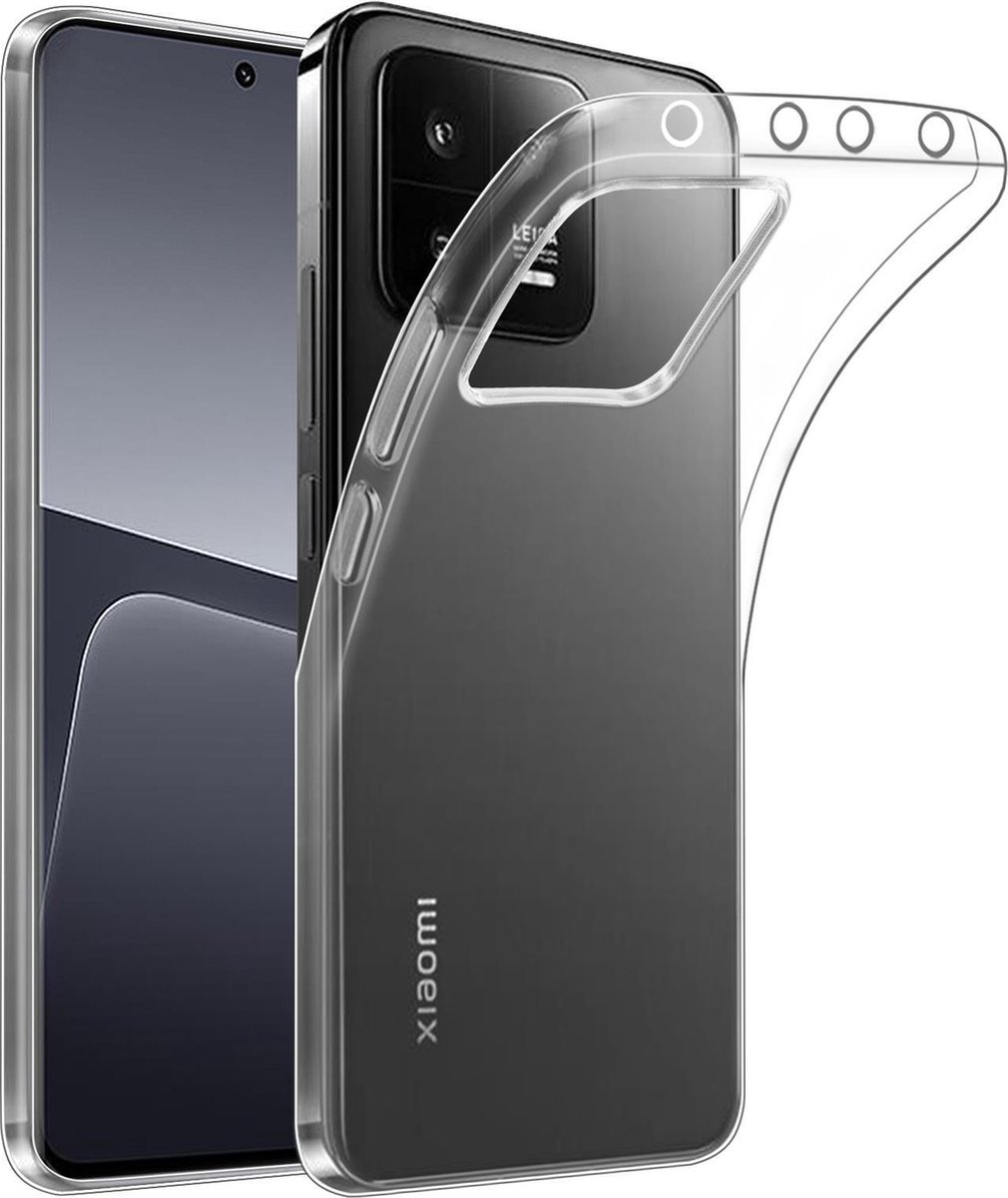 Flexibele achterkant Silicone hoesje Transparant Geschikt voor: Xiaomi 13 Pro