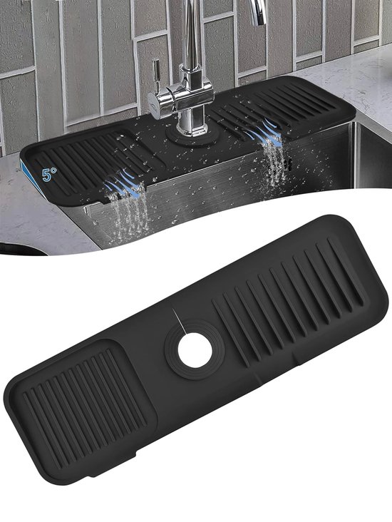 Adoptez notre tapis éponge anti-dérapant ultra-absorbant pour comptoir de cuisine ou salle de bain, idéal AliExpress