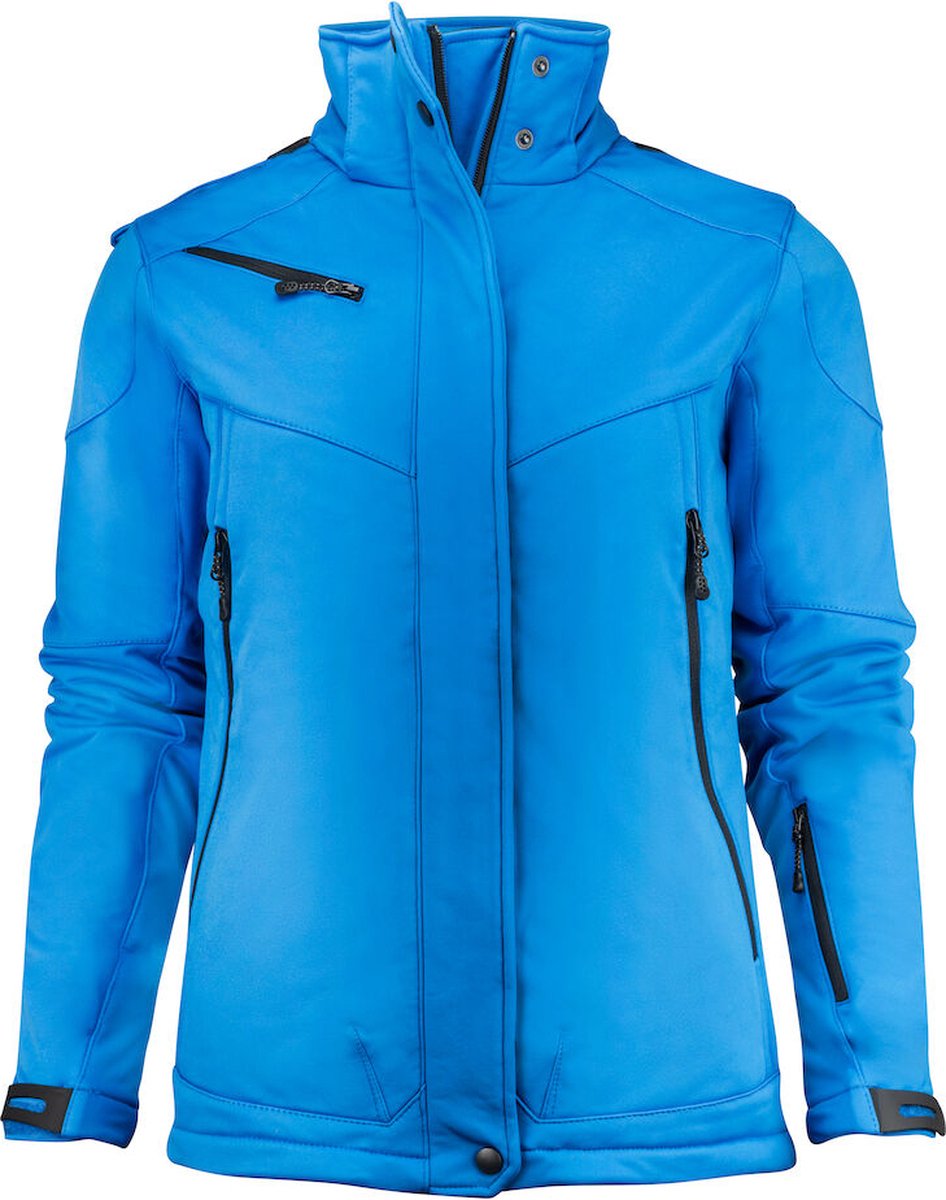 Printer SOFTSHELL JACKET SKELETON LADY 2261041 Oceaanblauw