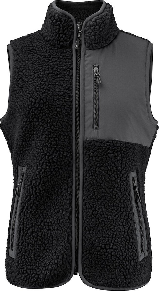 James Harvest KINGSLEY VEST WOMAN 2121505 Zwart