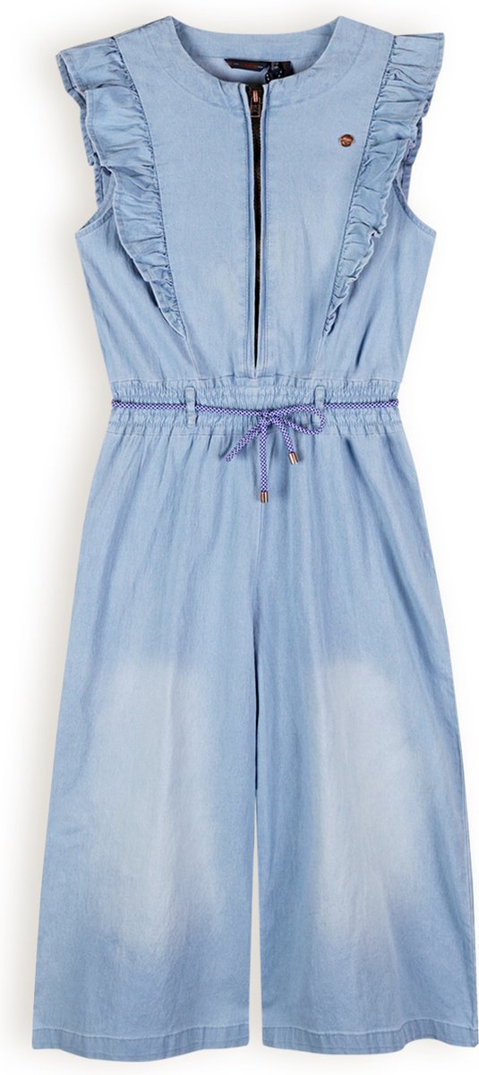 Nono N402-5604 Meisjes Jumpsuit - Denim - Maat 158-164