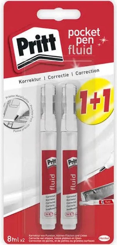 Pritt Pocket Pen 1+1 8 ML - Pritt