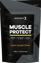 Body&Fit Muscle Protect BCAA, Leucine, Glutamine - Tropical Sensation Smaak - 338 gram (26 doseringen)