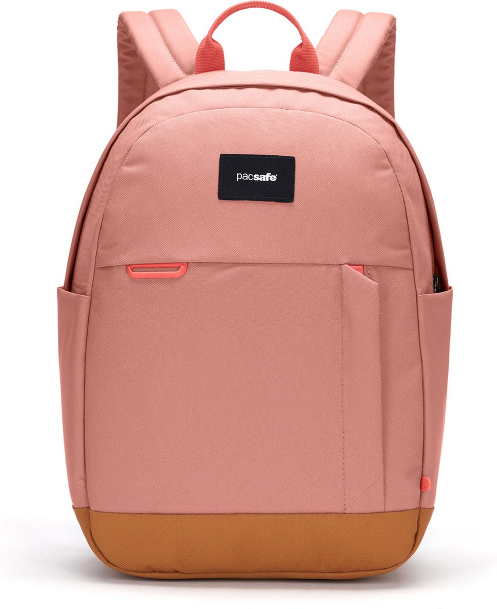 Pacsafe GO Rugzak - 15L - Laptop 13 inch - RFID - Gerecycled - Reistas - Anti-diefstal - Rose