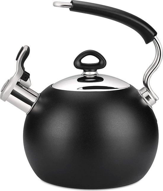 UPKOCH 2,5 l roestvrij stalen pijpketel, fluitketel, theeketel, fluitketel