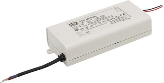 Mean Well LED DRIVER À COURANT CONSTANT - DIMMABLE - 1 SORTIE - 700 mA - 40 W