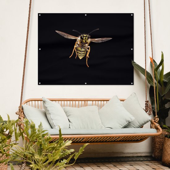 Affiche de jardin Guêpe - Insectes - Portrait - 120x90 cm