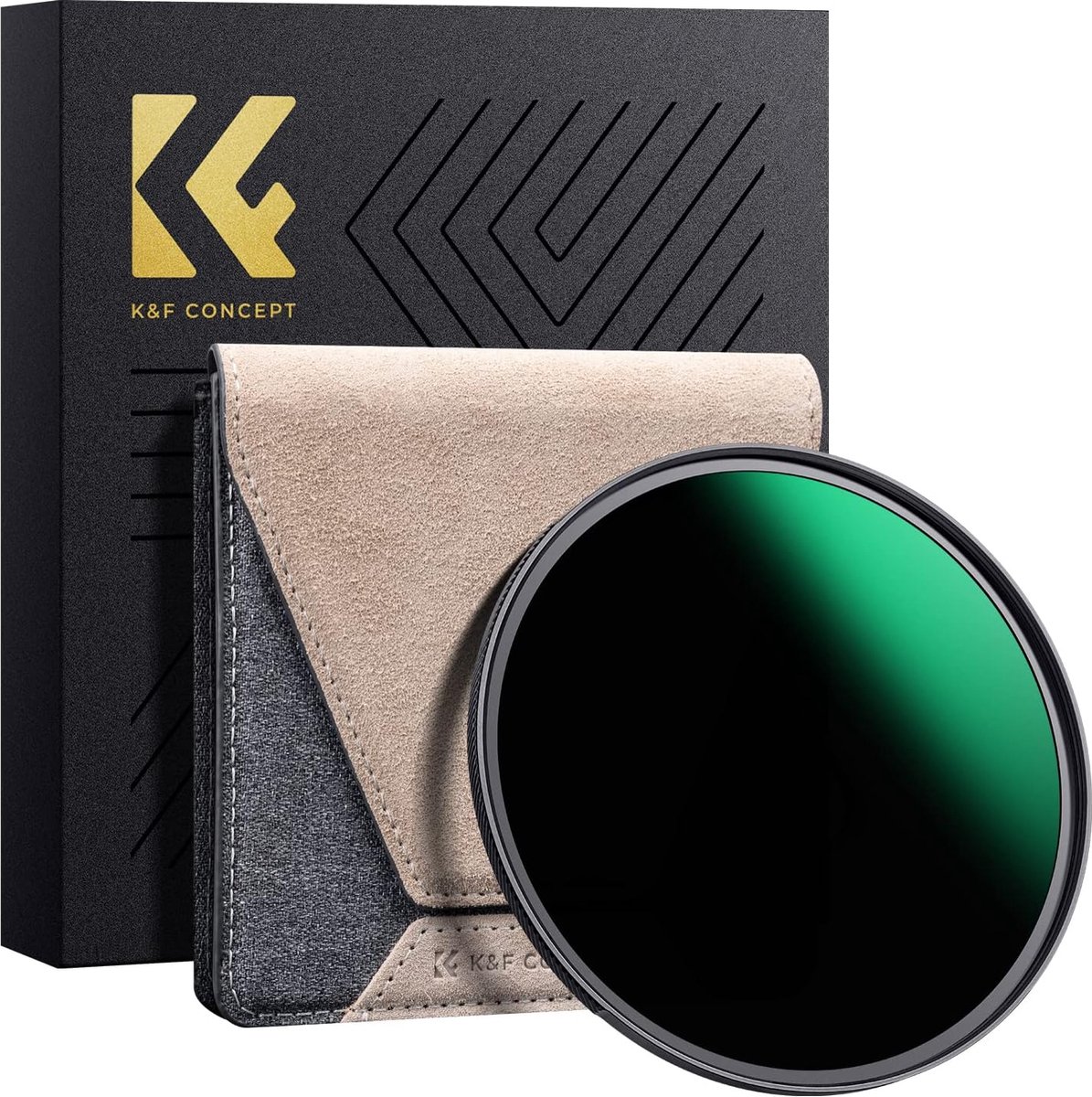 K&F Concept - Professioneel 36-Laags Gecoat Neutraal Dichtheidsfilter - Optische Glazen Lensfilter voor Precieze Belichtingscontrole - Fotografie Accessoire voor Verbeterde Kleurweergave en Contrast - Compatibel met Diverse Lenzen