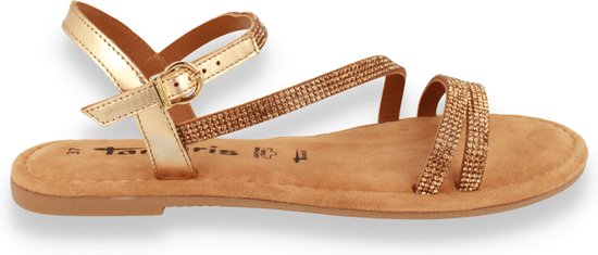 Tamaris Sandalen 1-28106-42, goud (lichtgoud), 39 EU