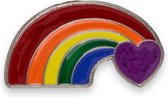 Regenboog Met Hartje Pride Badge