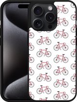 Cazy Hardcase Hoesje geschikt voor iPhone 15 Pro Fietsen