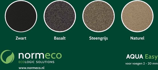 Aqua Easy 12,5 kg - voegmiddel bestrating - kleur zwart - waterdoorlatend voegen - onkruidvrije bestrating - terrastegels