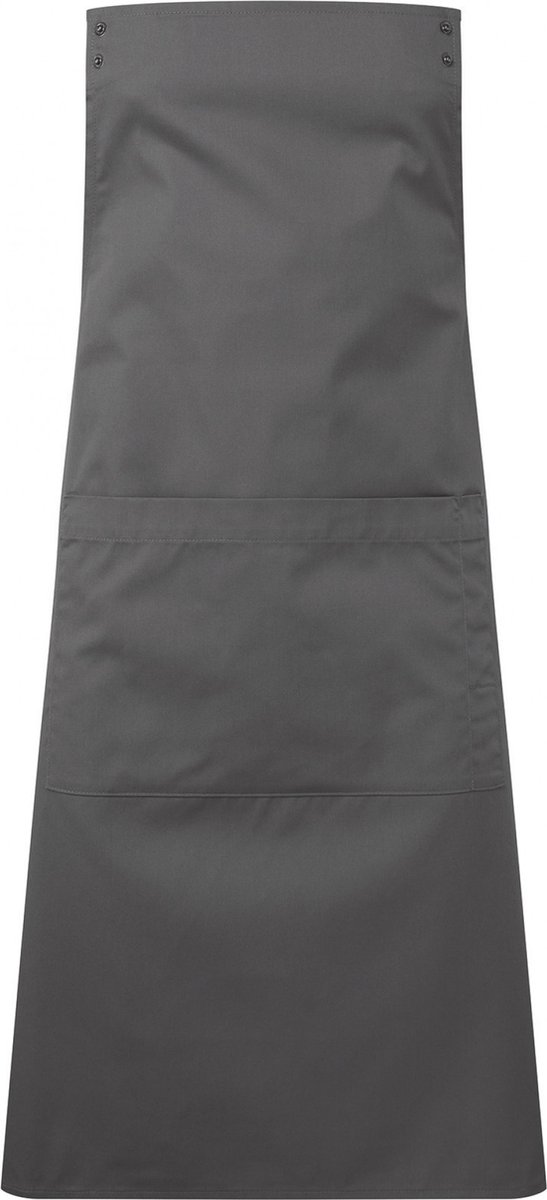 Schort/Tuniek/Werkblouse Unisex One Size Premier Dark Grey 65% , 35% Katoen