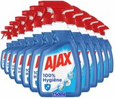 12x Ajax Allesreiniger Spray 100% Hygiëne 750 ml