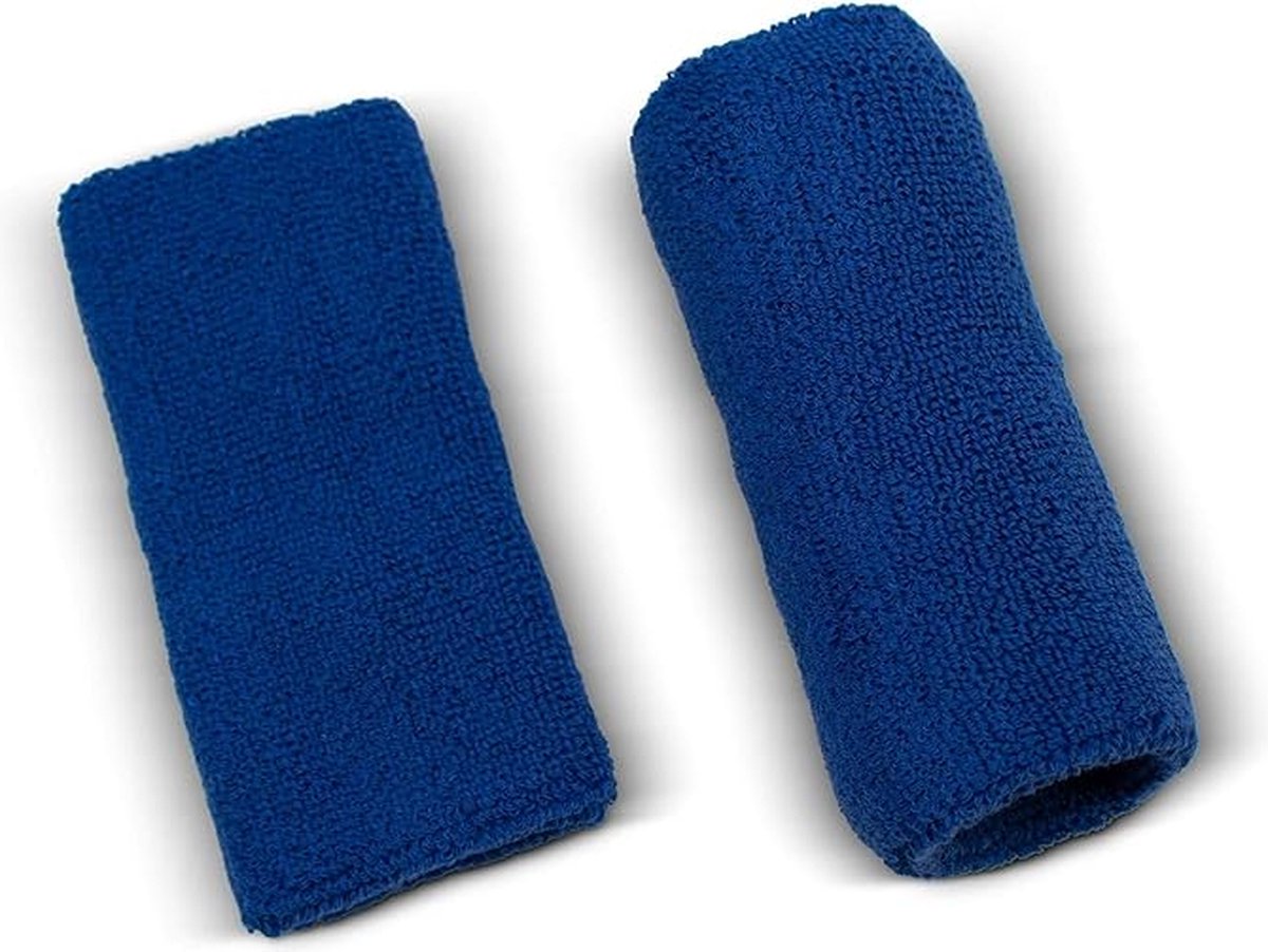 US Glove - Polsbanden - Zweetbanden - All-Sports - Diverse Kleuren - Katoen - 11 cm - Donkerblauw