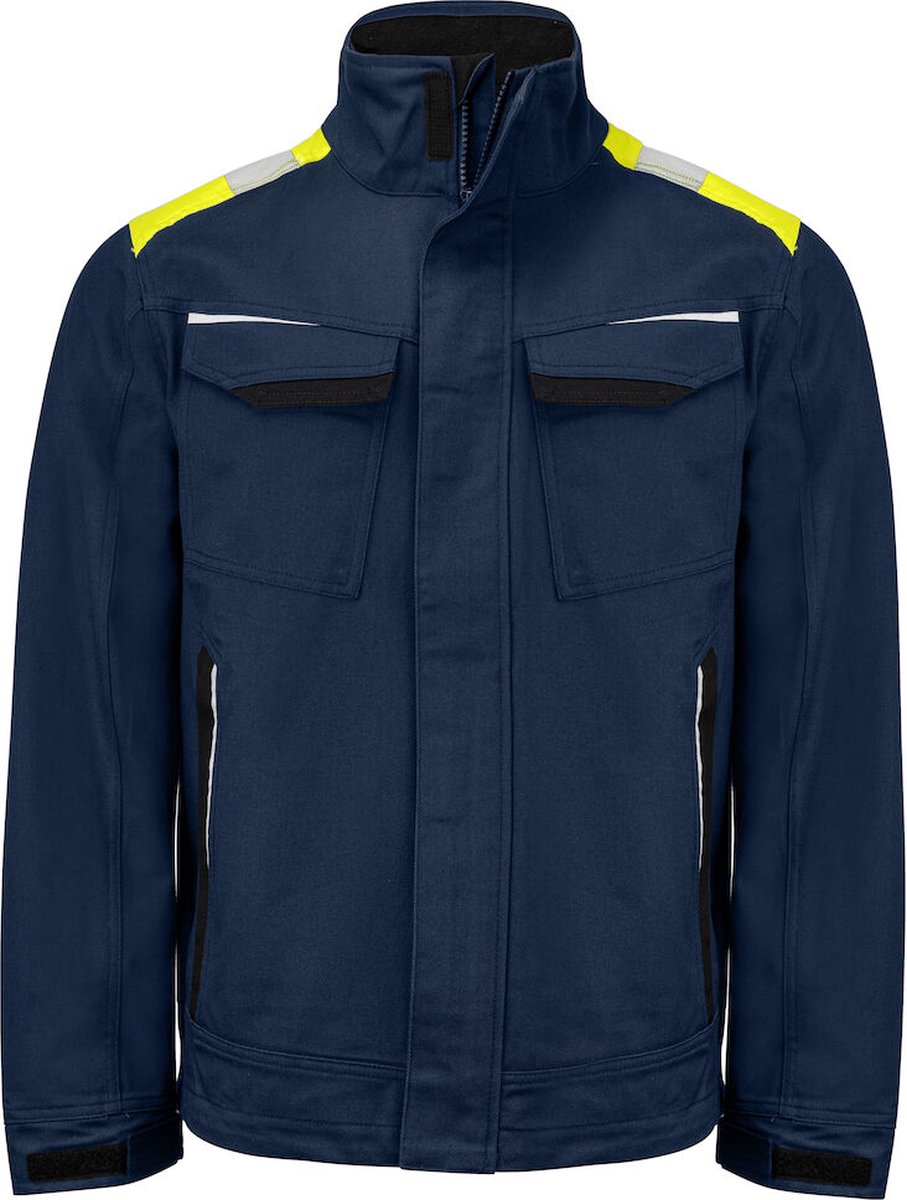 ProJob 5437 SERVICE VEST KATOEN 645437 - Marine/Geel - XXL