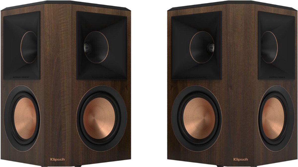 Klipsch: RP-502S II Surround Speakers - 2 stuks - Walnoot