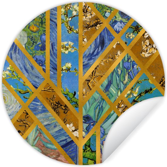 Papier peint Circle - Van Gogh - Maîtres anciens - Art - ⌀ 30 cm - Wall Circle